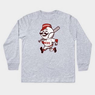 Mr. Redlegs - Vintage 60s Alternate Kids Long Sleeve T-Shirt